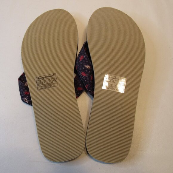 Tommy Bahama Paisley Flip Flop Thong Sandals Size 7 - Picture 11 of 12